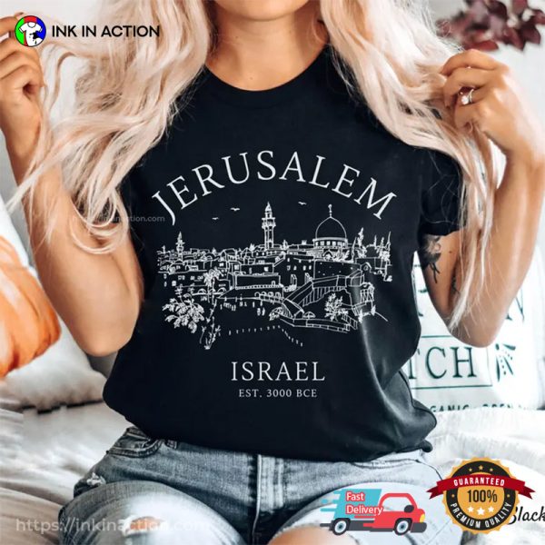 Israel Jerusalem City Comfort Colors T-shirt