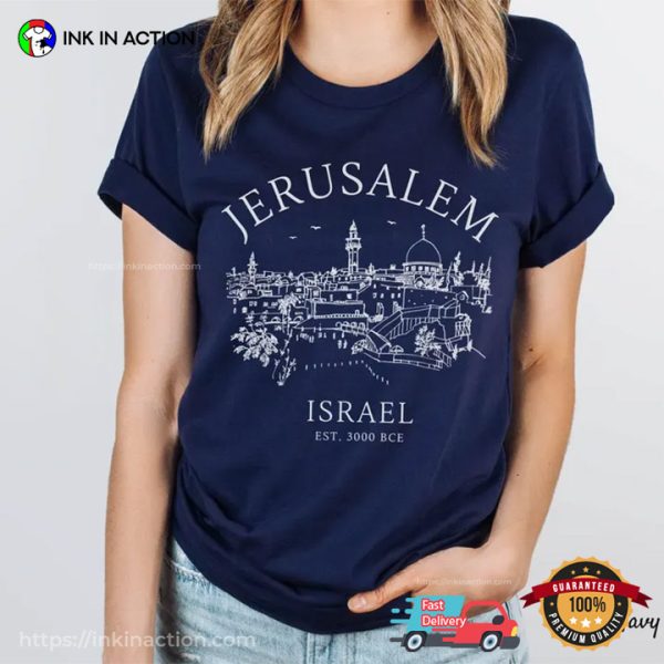 Israel Jerusalem City Comfort Colors T-shirt