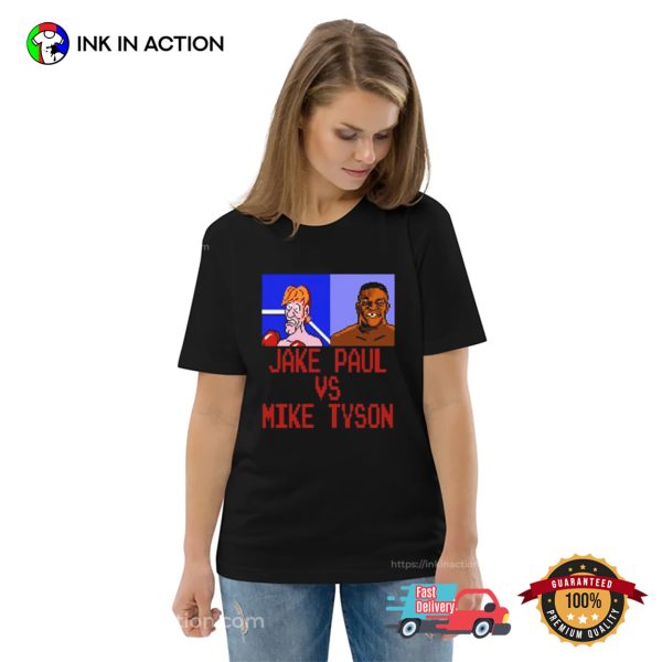 Jake Paul Vs Mike Tyson Punch Out Game T-Shirt