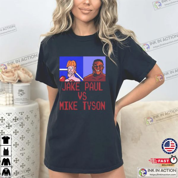 Jake Paul Vs Mike Tyson Punch Out Game T-Shirt