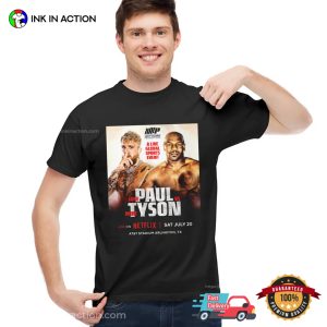 Jake Paul Vs Mike Tyson Alive Global Sports Event T-shirt