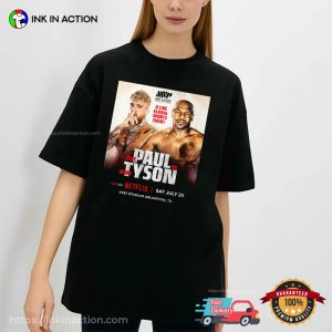 Jake Paul Vs Mike Tyson Alive Global Sports Event T-shirt