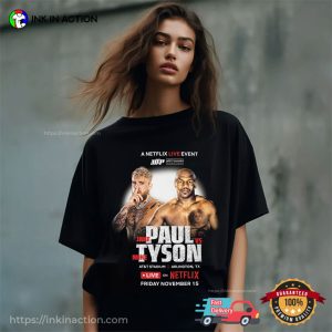 Jake Paul Vs Mike Tyson Live Event T-Shirt