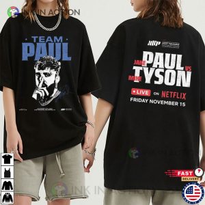 Jake Paul Vs Mike Tyson Team Paul Comfort Colors T-Shirt