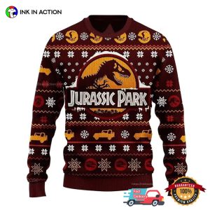 Jurassic Park Ugly Christmas Sweater