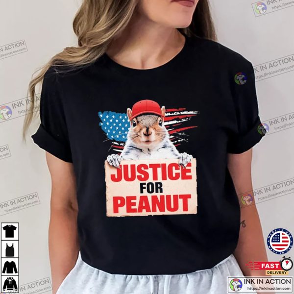 Justice For Peanut America Peanut The Squirrel T-shirt