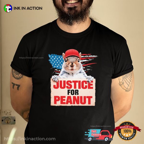 Justice For Peanut America Peanut The Squirrel T-shirt