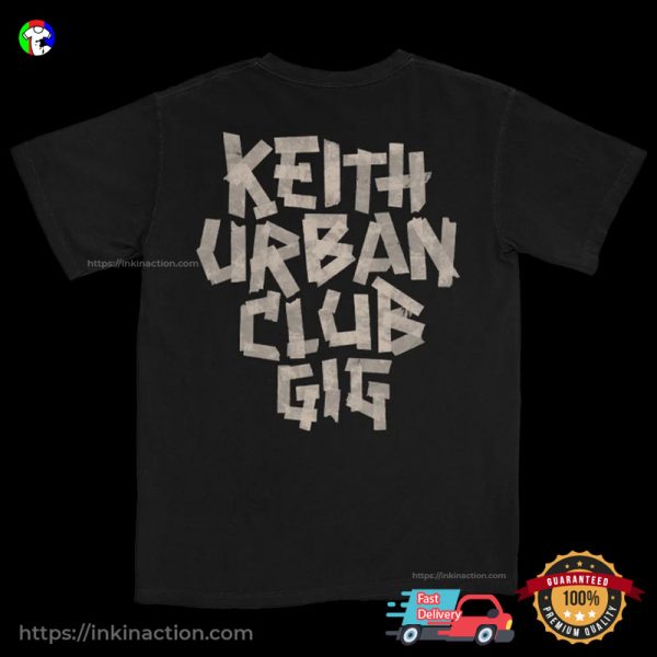 Keith Urban How I Got Here Tour 2 Sided T-shirt