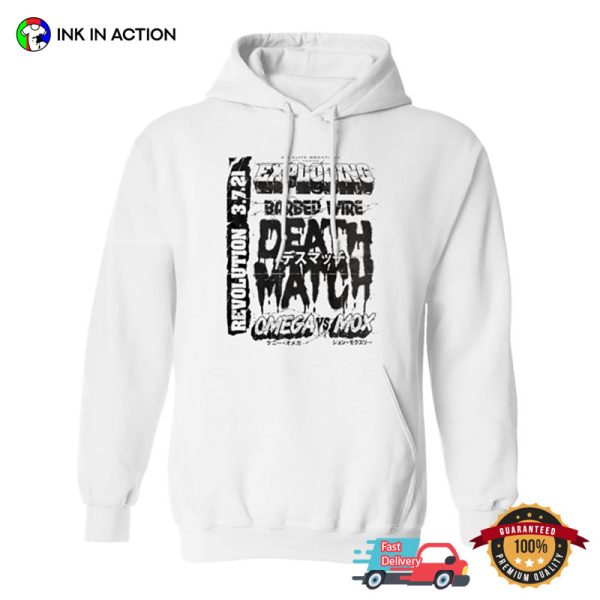 Kenny Omega Vs Jon Moxley Exploding Barbed Wire Death Match T-shirt