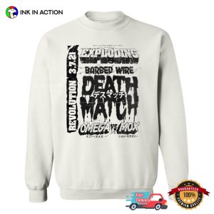 Kenny Omega Vs Jon Moxley Exploding Barbed Wire Death Match T shirt 2