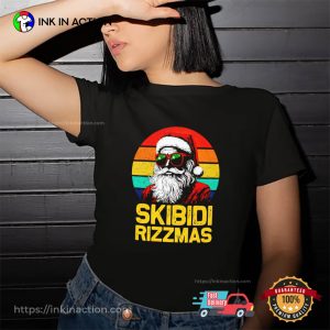 LGBT Santa Claus Skibidi Rizzmas Christmas Vintage T shirt 3