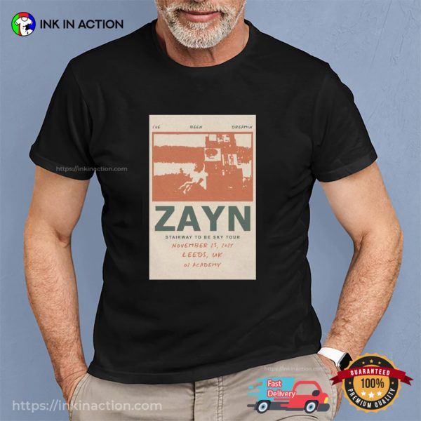 Leeds UK Zayn Concert, Stairway To Be Sky Tour 2024 T-shirt