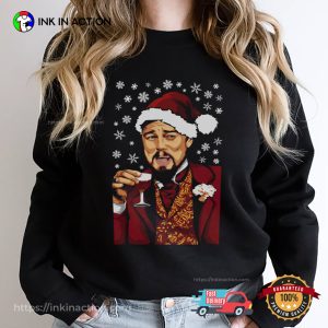 Leonardo Dicaprio Laughing Meme Ugly Christmas T-shirt