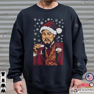 Leonardo Dicaprio Laughing Meme Ugly Christmas T-shirt