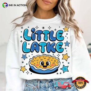 Little Latke Happy Hanukkah Jewish Holiday T shirt 3