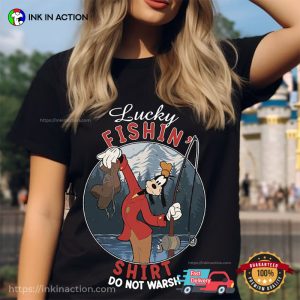 Lucky Fishing Shirt Do Not Warsh Funny T-Shirt