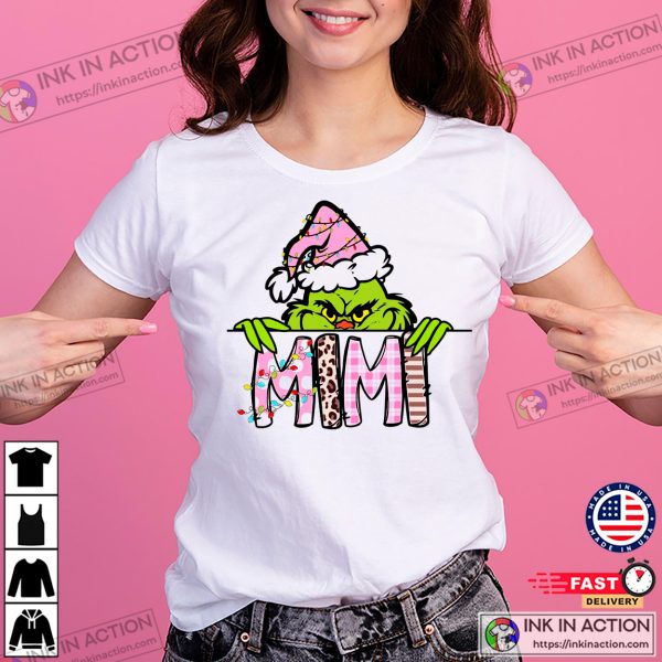 Mama Grinch Christmas Evil Smile Shirt