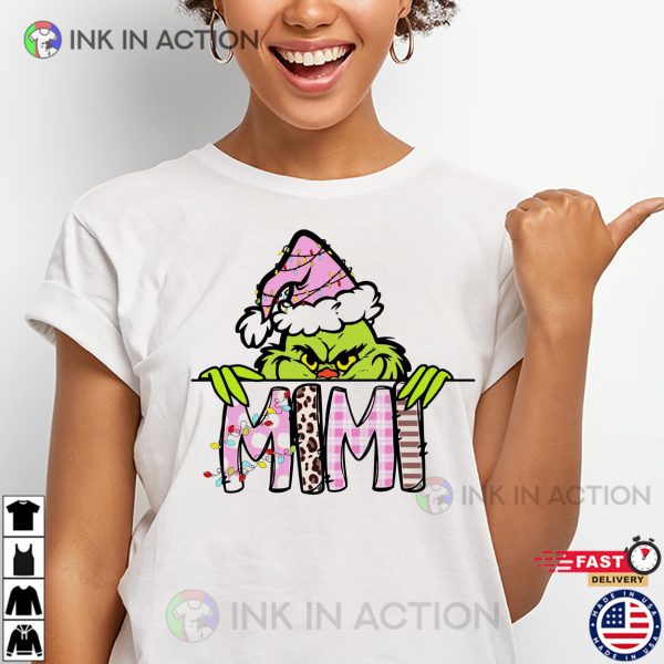 Mama Grinch Christmas Evil Smile Shirt