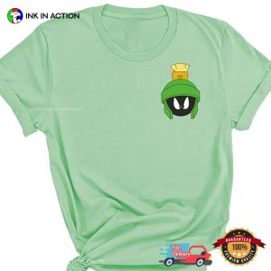 Marvin the Martian Angry Head Looney Tunes Comfort Colors Shirt 3