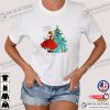 Merry And Bright Vintage Christmas Girl Decorating Tree T-shirt