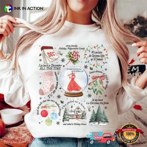 Merry Swiftmas Snow Globe Lyrics Shirt