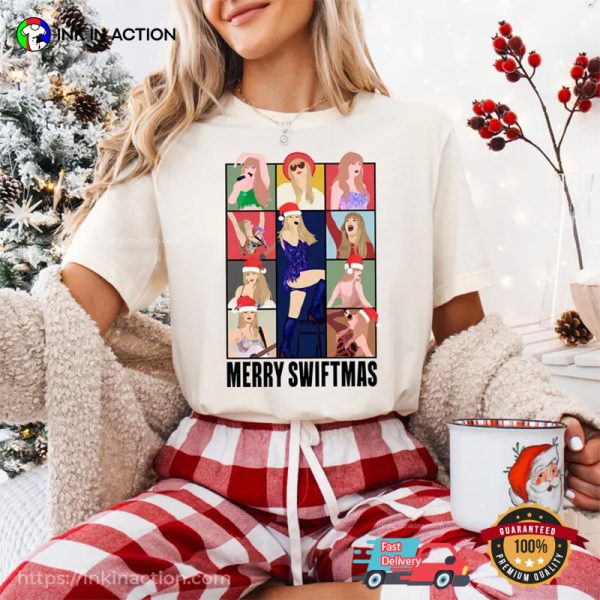 Merry Swiftmas Taylor Swift Xmas Vibes Shirt