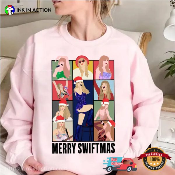 Merry Swiftmas Taylor Swift Xmas Vibes Shirt