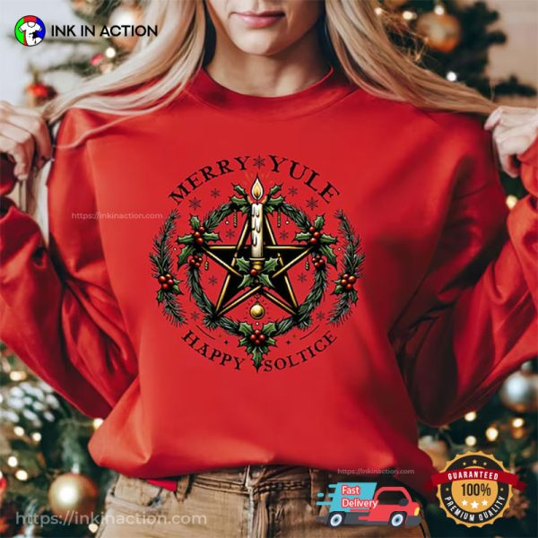 Merry Yule Happy Solstice T-shirt