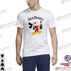 Mickey Mouse And Jack Daniels Whiskey Shirt