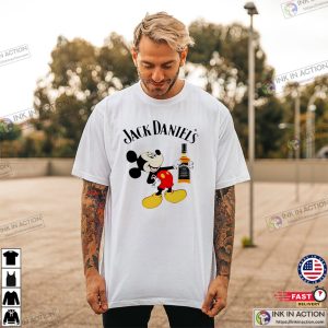 Mickey mouse And Jack Daniels Whiskey Shirt