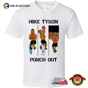 Mike Tyson Punch Out 90s Video Game Graphic T Shirt 3