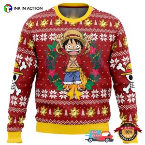 Monkey D. Luffy One Piece Ugly Christmas Sweater