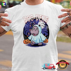 Moo Deng Boo Deng Halloween T shirt 3