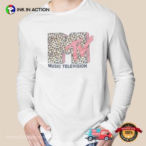 Mtv Leopard Retro Music Television T shirt 2