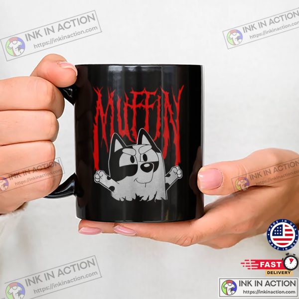 Muffin Metal Bluey Cartoon Coffee Cup