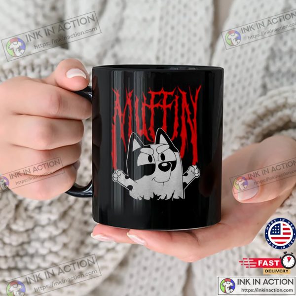 Muffin Metal Bluey Cartoon Coffee Cup