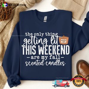 My Fall Scented Candles Retro Fall Vibes T-shirt