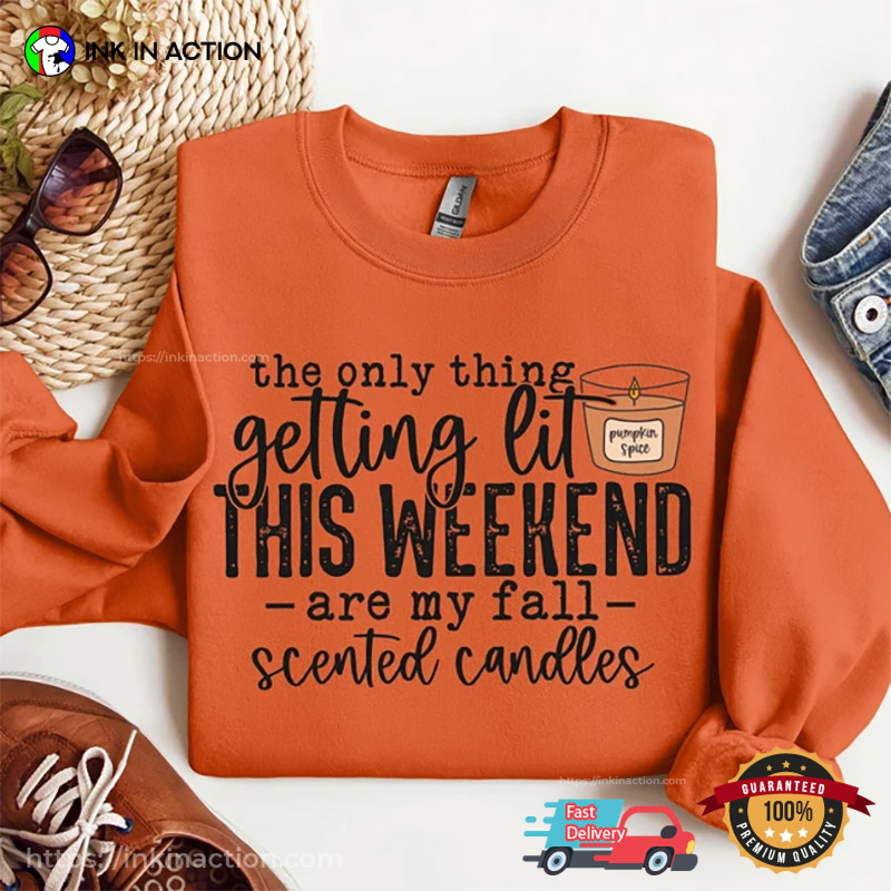 My Fall Scented Candles Retro Fall Vibes T-shirt My Fall Scented Candles Retro Fall Vibes T-shirt