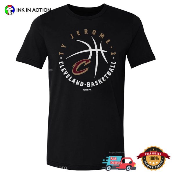 NBPA Ty Jerome Cleveland Basketball T-shirt