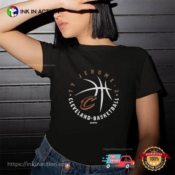 NBPA Ty Jerome Cleveland Basketball T-shirt