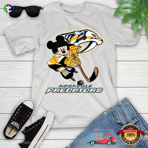 NHL Nashville Predators Mickey Mouse Hockey Shirt 2