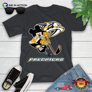 NHL Nashville Predators Mickey Mouse Hockey Shirt