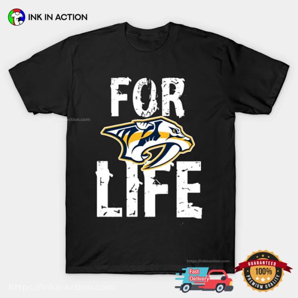 Nashville Predators Ice Hockey Team Logo Shirt