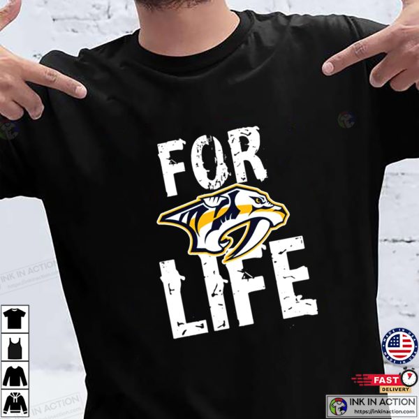 Nashville Predators Ice Hockey Team Logo Shirt