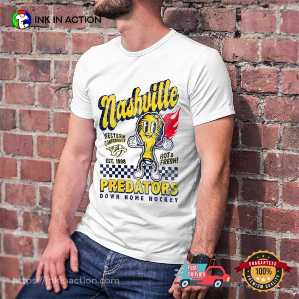 Nashville Predators Mitchell & Ness Youth Concession Stand T-shirt