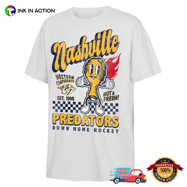 Nashville Predators Mitchell & Ness Youth Concession Stand T-shirt