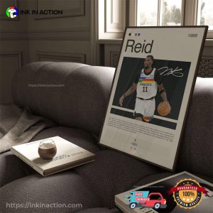 Naz Reid Minnesota Timberwolves NBA Poster