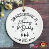 New Parents Mommy And Daddy Xmas Gift Ornament