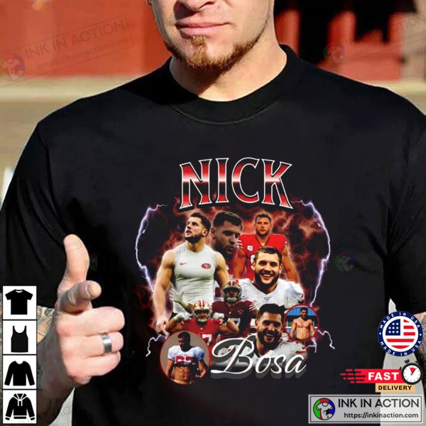 Nick Bosa NFL Football Vintage Bootleg T-shirt