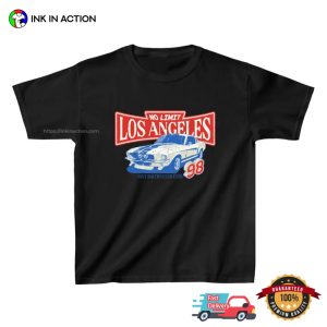 No Limit Los Angeles Classic Racing Car T shirt 3